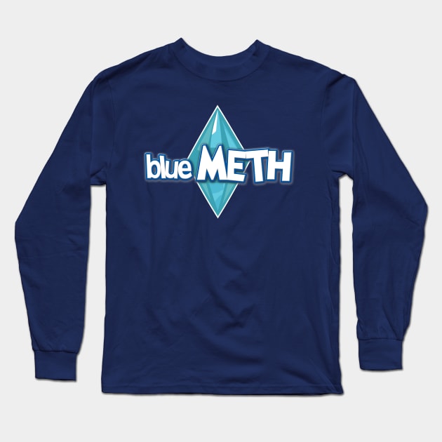 Blue Meth Long Sleeve T-Shirt by pitasi95